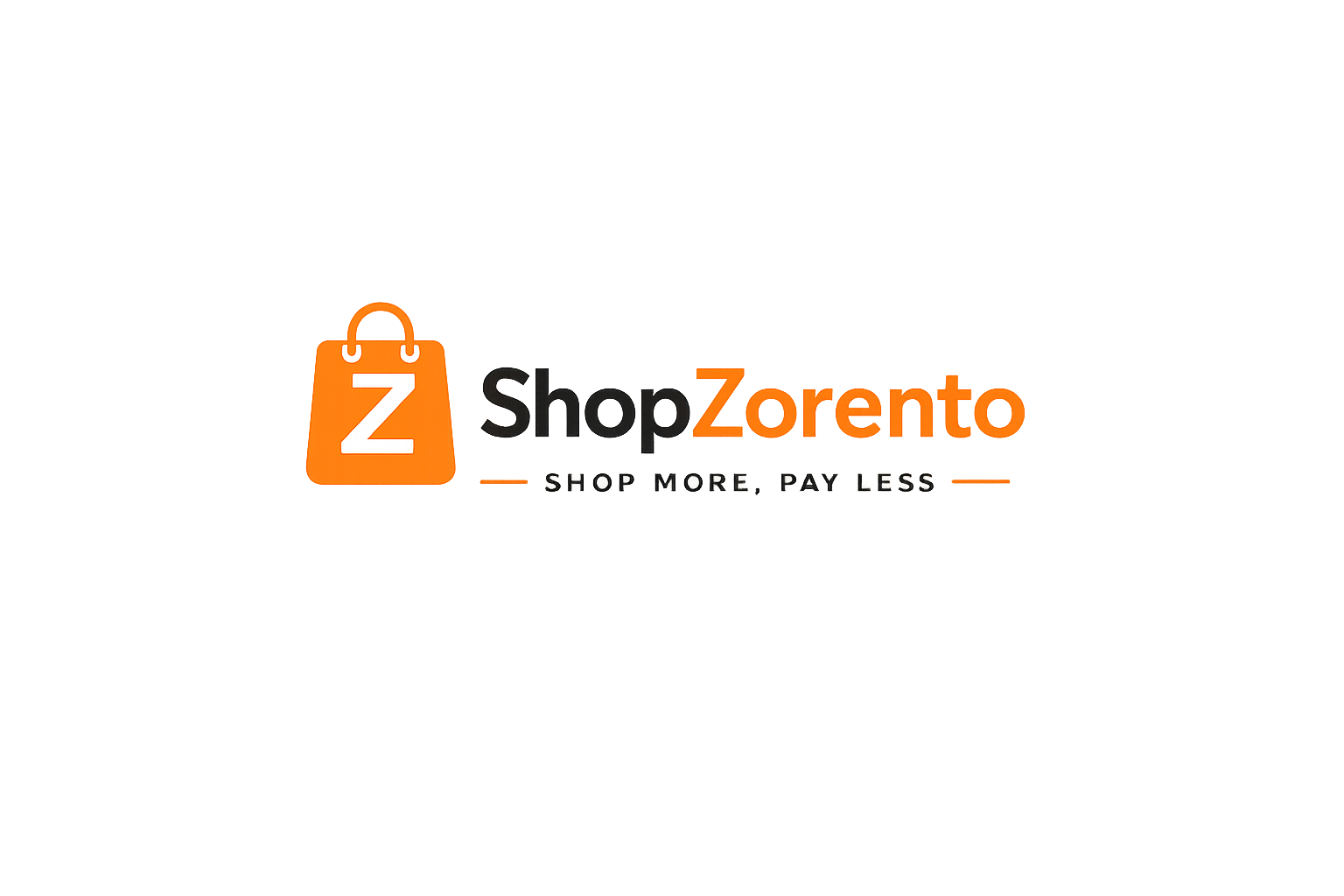 a digital vector logo for shopzorento an online s